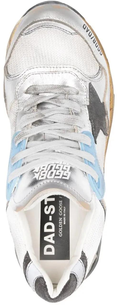Thumbnail - Golden Goose Low-Top Sneaker - Dames Running Dad Sneaker Metallic - Gr. 40 (EU) - in Gunmetal - für Damen