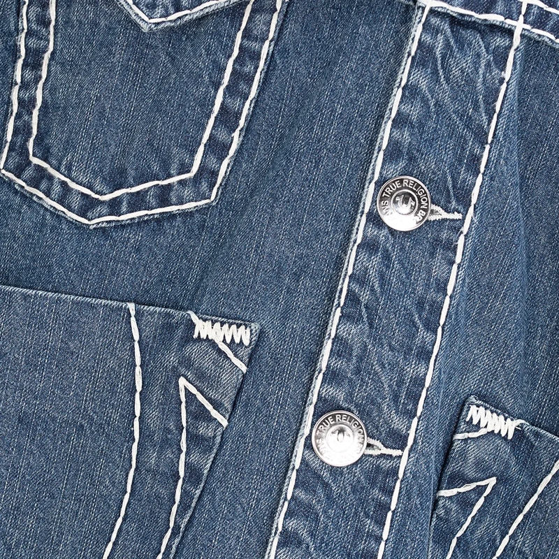 True Religion Jeansjacke Jeansjacke Oversized blau(Image 4)