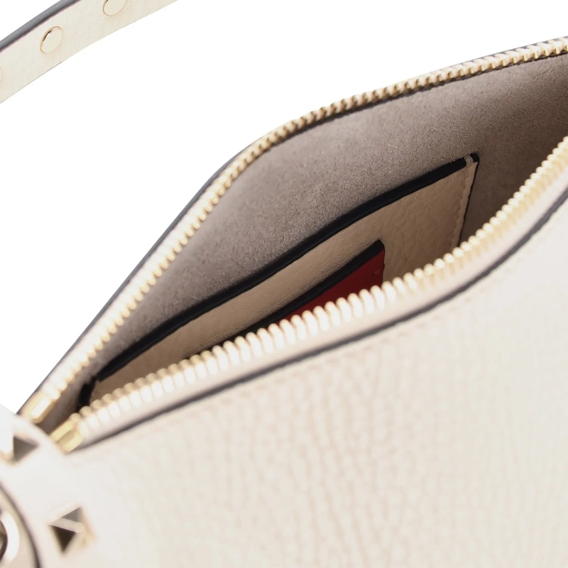Valentino Garavani Crossbody Bag Tasche aus Leder weiß(Image 6)