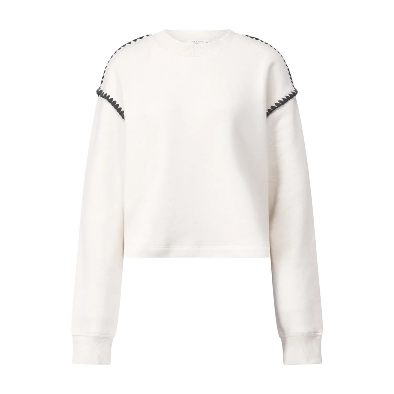 Rag & Bone Trui Oversized Sweatshirt Weiß
