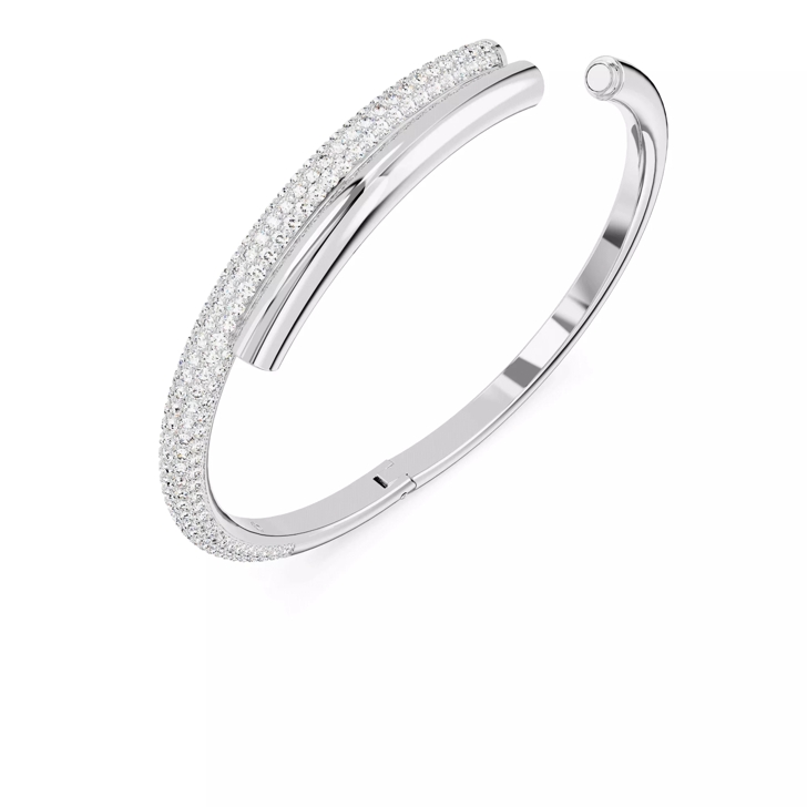 Swarovski silver bangle sale