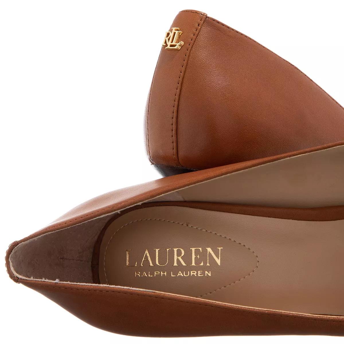 Lauren Ralph Lauren Lanette Pump, Deep Saddle Tan Super Soft Leather, 5.5 :  : Clothing, Shoes & Accessories