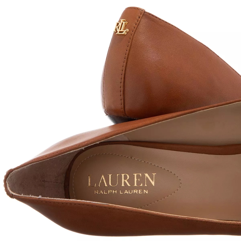 Lauren Ralph Lauren Pumps Lanette Closed Toe Pumps Deep Saddle Tan(Image 4)