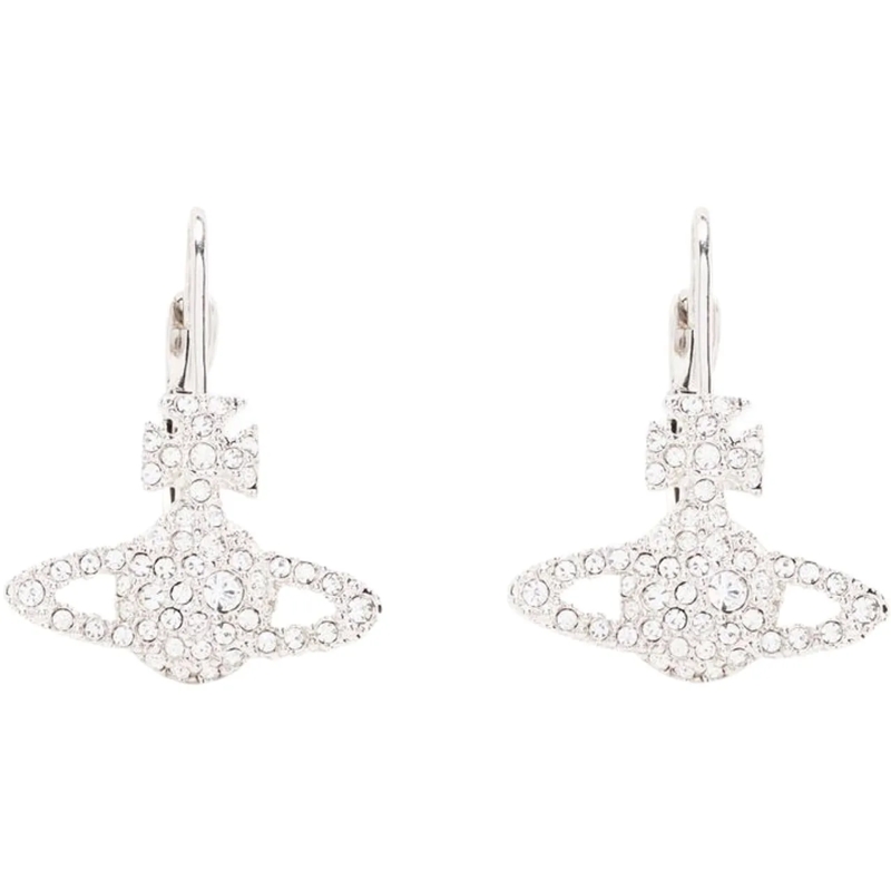 Vivienne Westwood Créoles Bijoux Platinumcrystal silber