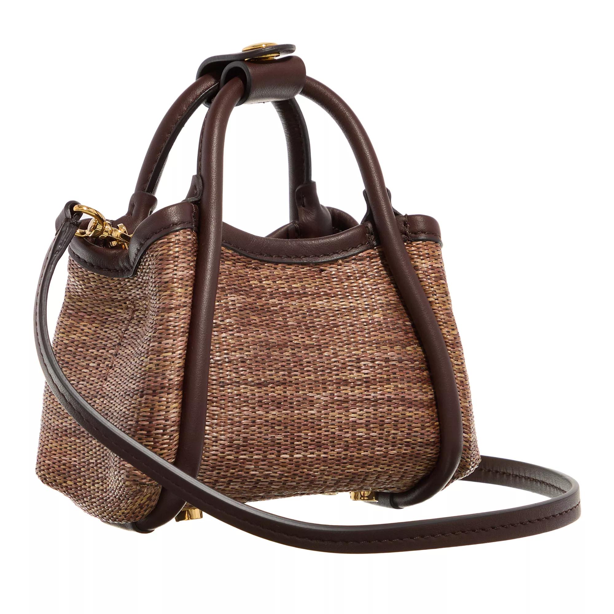 Fendi Crossbody bags 2000-2010 Mini Zucchino Canvas Handbag in poeder roze