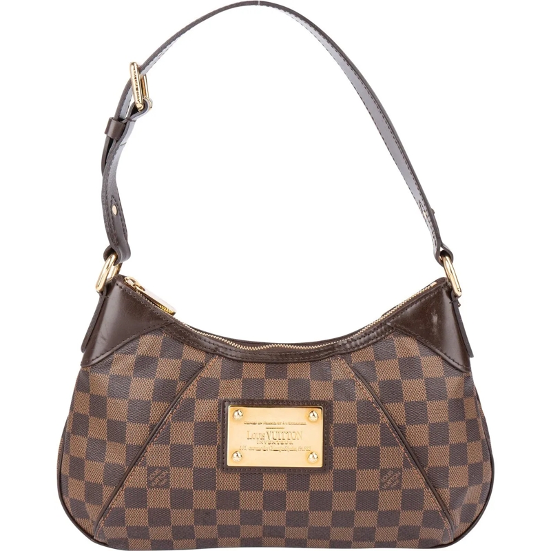 Louis Vuitton Schultertasche Louis Vuitton Damier Ebene Monogram Thames PM Shou braun