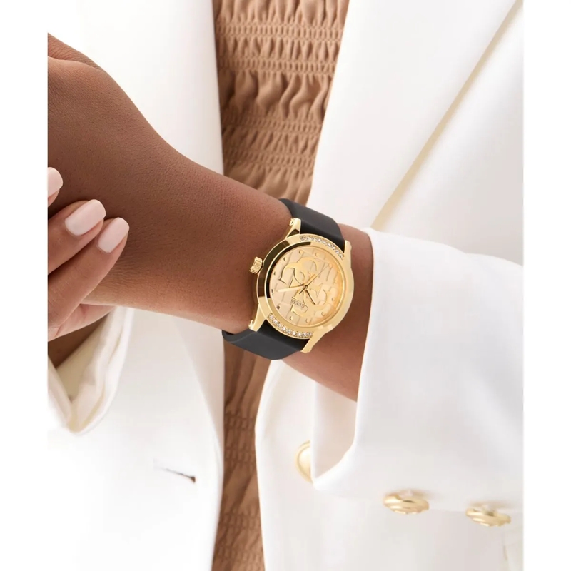 Guess Quarzuhr Quarz-Analoguhr Annette schwarz(Image 4)