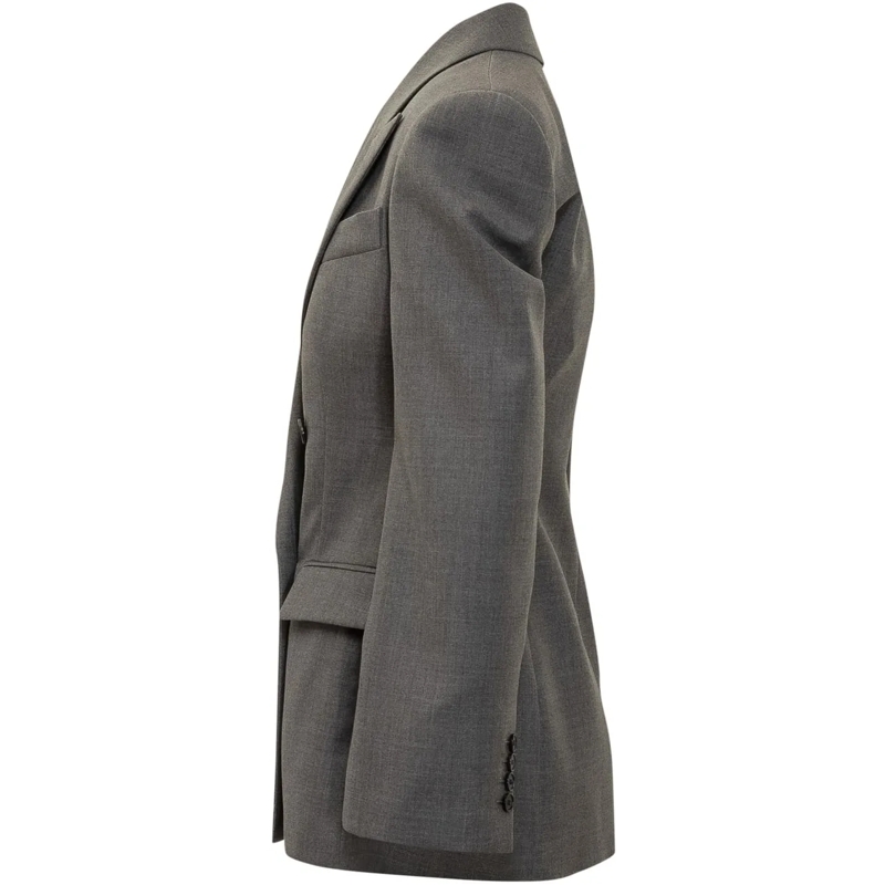 Givenchy Blazer Giacca Doppiopetto Grigia dunkelgrau(Image 3)