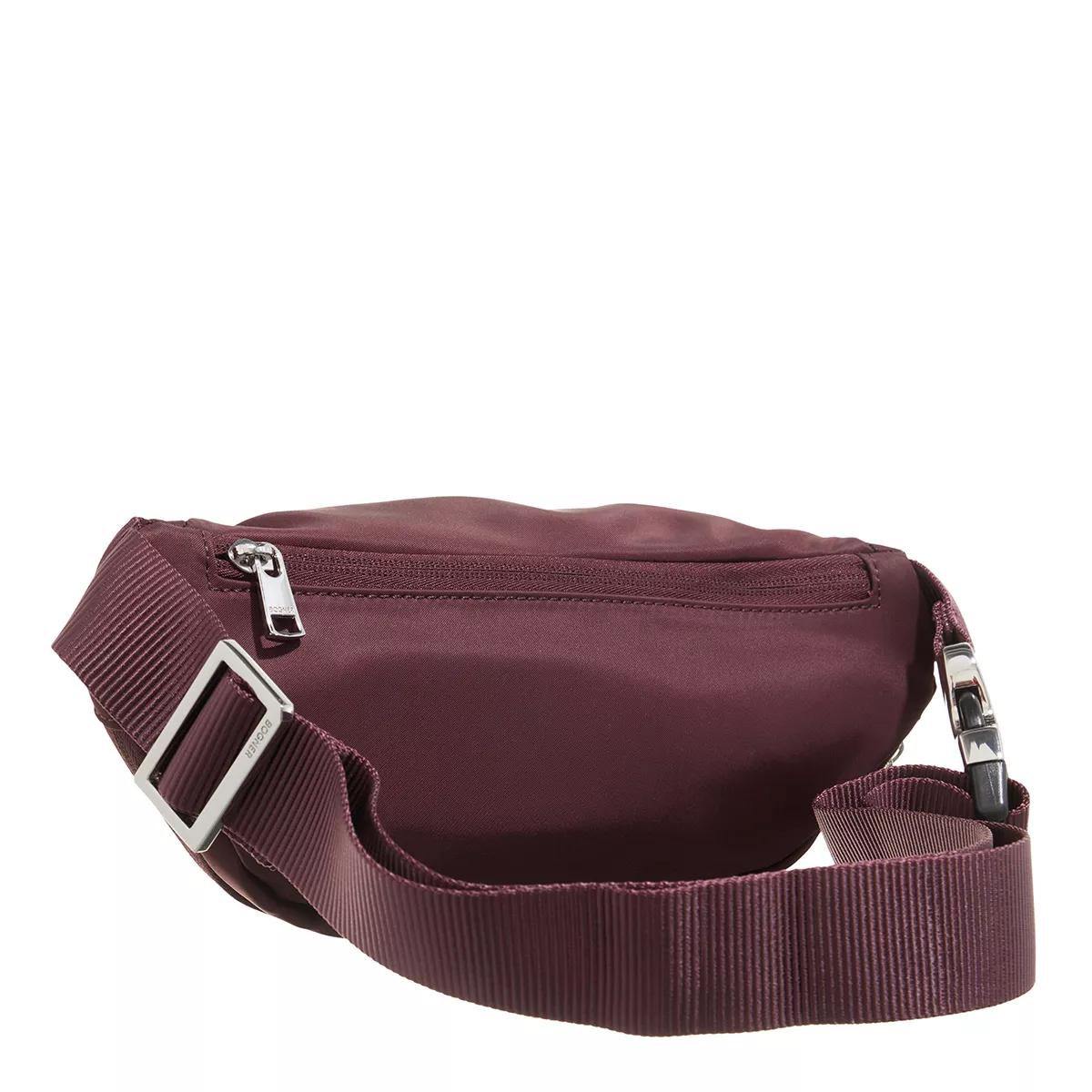 Bogner Sportieve Heuptas in Bordeaux Nylon Red Dames