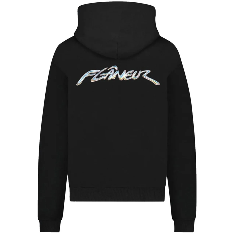 Flâneur  Chrome Hoodie | Black schwarz