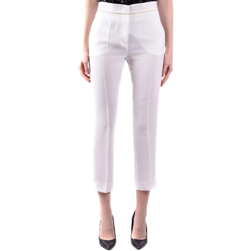 Max Mara Hosen Trousers White weiß