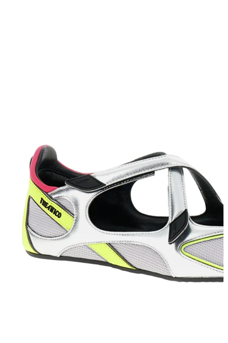 Thumbnail - Flat 'Floor 01' Ballerina - Gr. 38,5 (EU) - in Silber