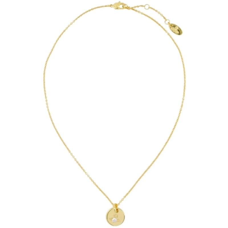 Vivienne Westwood Collier moyen Lewis Pendant Gold White weiß