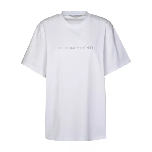 Stella McCartney Glitter Logo T-Shirt White 
