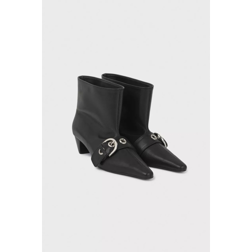 Low Classic LOW CLASSIC Schwarzer Lederbootie mehrfarbig Stivaletto alla caviglia