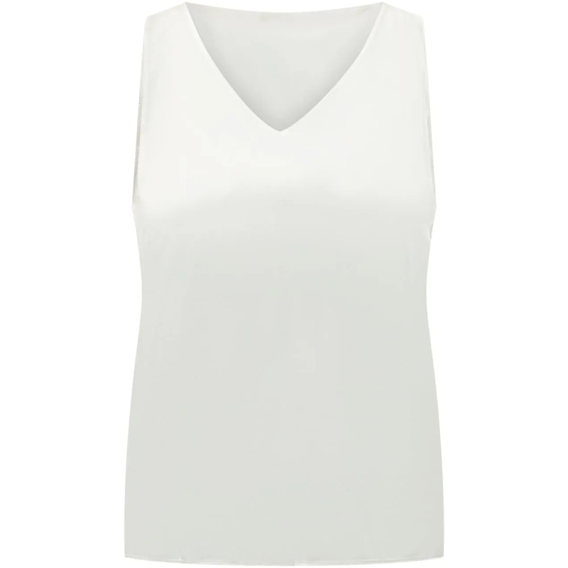 Emporio Armani Top Top  Scollo a V weiß