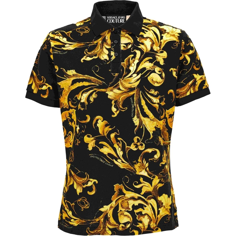 Versace Jeans Couture Polohemd T-Shirts And Polos Black schwarz