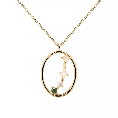 PDPAOLA Necklace ARIES Yellow Gold Short Necklace