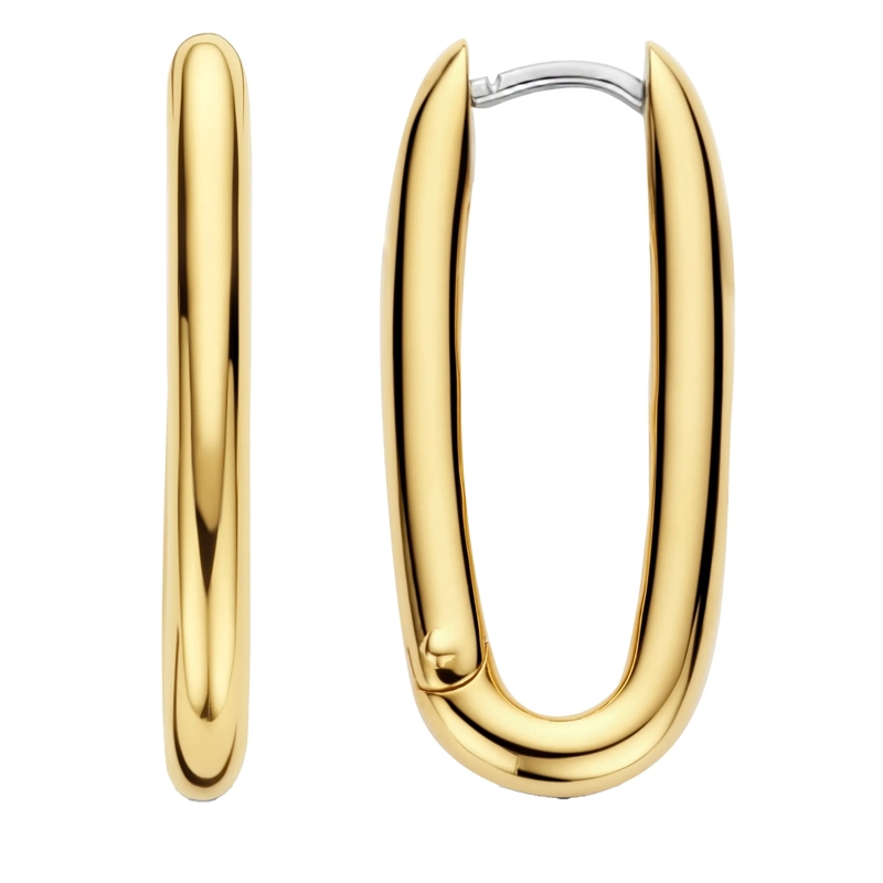 Ti Sento Ohrstecker 925er Sterlingsilber The Classic Creole gold(Image 2)