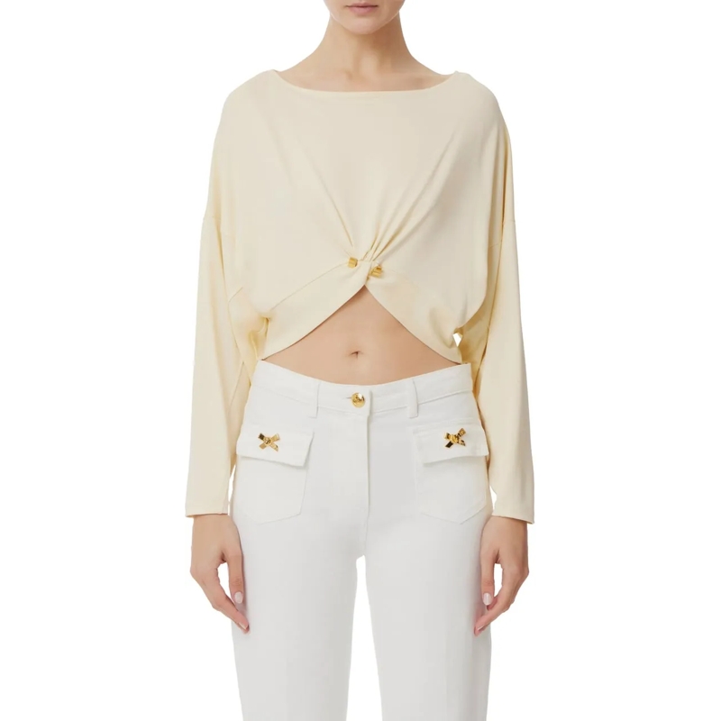 Elisabetta Franchi Pull Sweaters Lemonade mehrfarbig