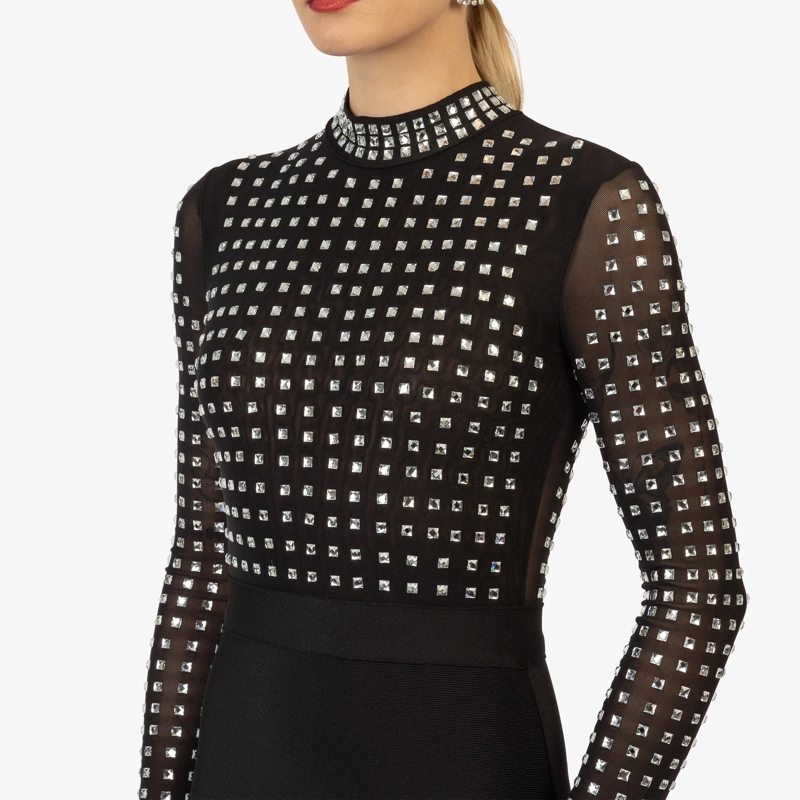 Kraimod Cocktailkleid Bandagekleid schwarz(Image 5)