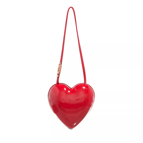 Moschino Moschino Heartbeat Shoulder Bag Red Schoudertas