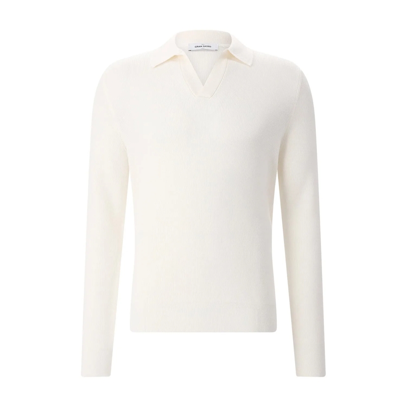 Gran Sasso Pull Pullover aus Schurwolle weiß