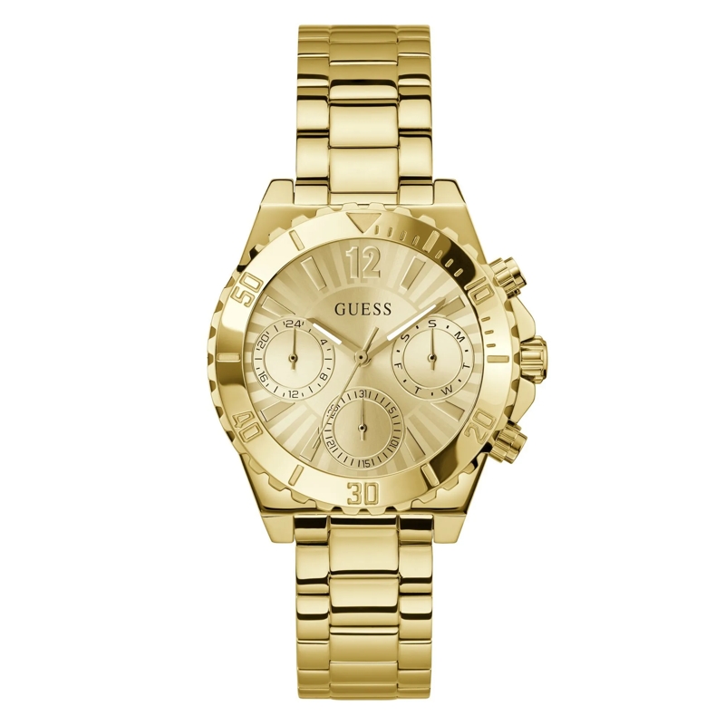 Guess Quarzuhr Quarz-Analoguhr Phoebe gold