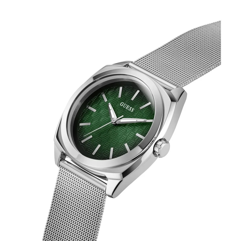 Guess Quarzuhr Quarz-Analoguhr Marshall silber(Image 7)