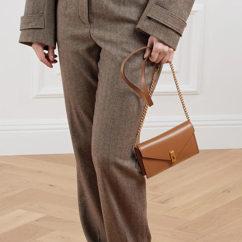 Polo Ralph Lauren Wallet On A Chain P Id Wlt Chn-Wallet On A Chain-Small Tan(Image 2)