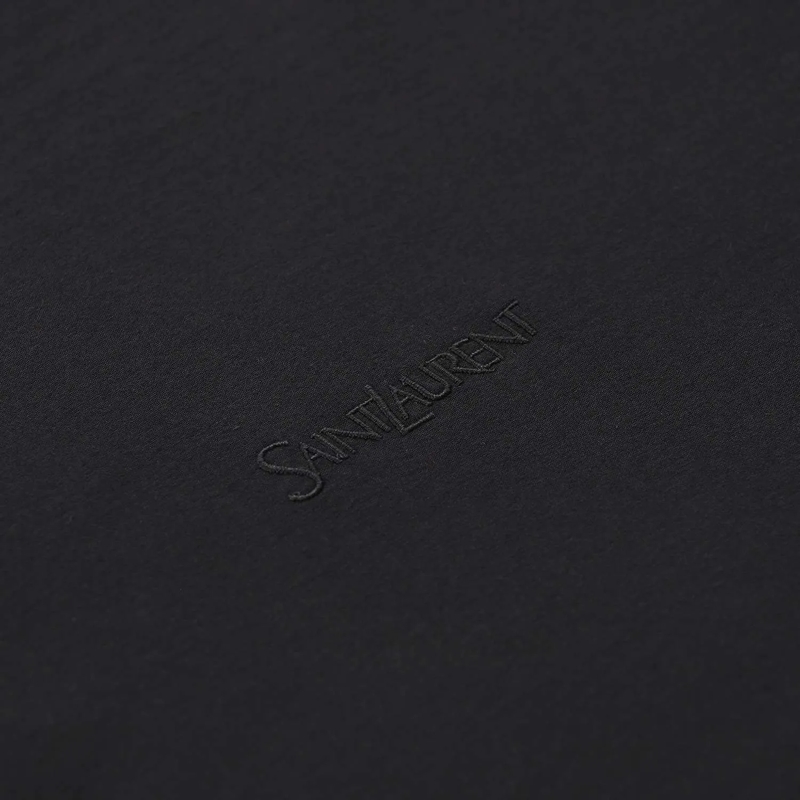 Saint Laurent T-Shirt T-Shirt mit Logo schwarz(Image 4)