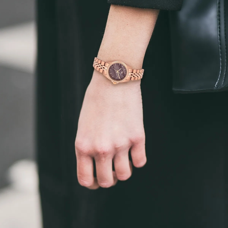 Rhodenwald & Söhne Automatikuhr Damen Armbanduhr Cassina Edelstahl rosegold(Image 2)