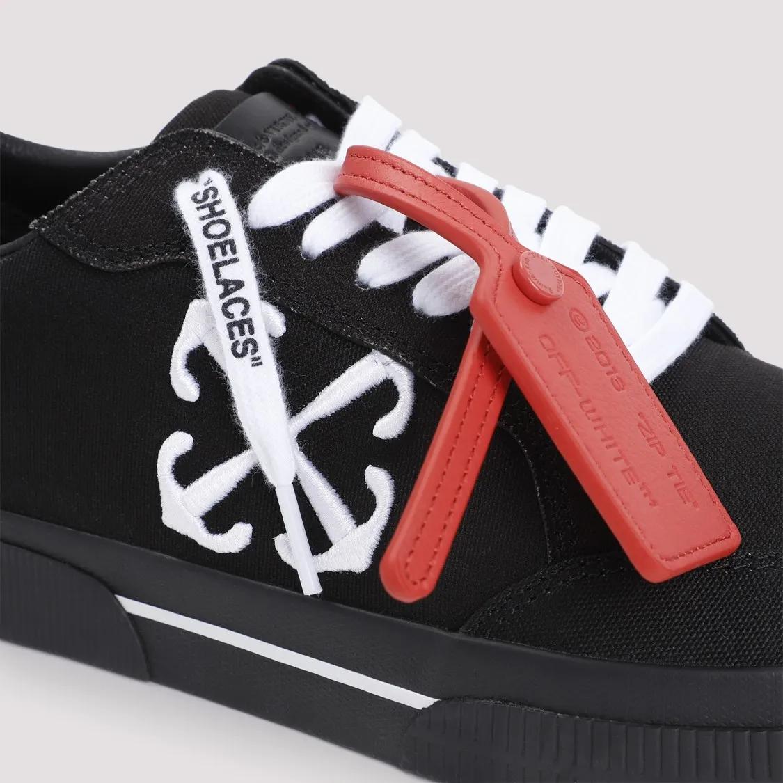 Black low top sneakers off white on sale