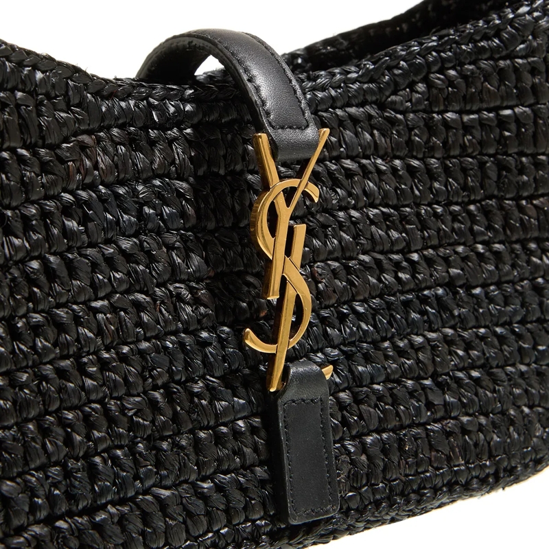 Saint Laurent Schultertasche Hobo 5 à 7 Noir(Image 4)