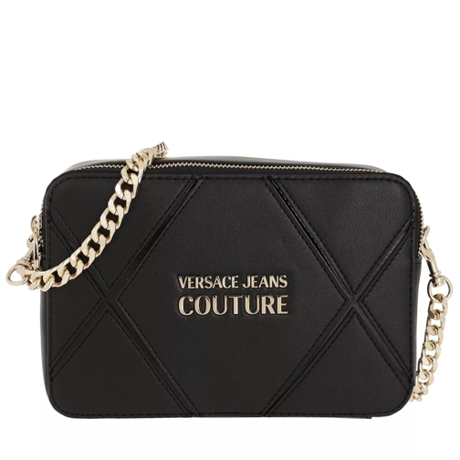 Versace Jeans Couture Golden Chain Crossbody Bag Black Camera Bag