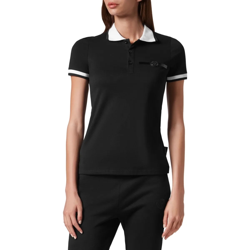 Plein Sport Top Poloshirt Basic schwarz(Image 3)