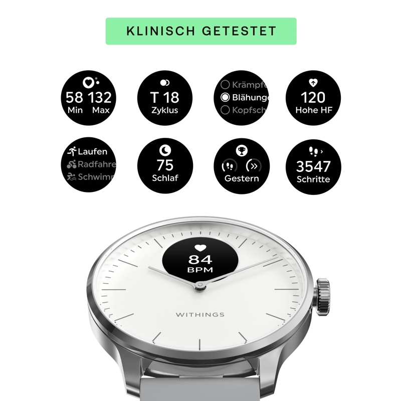 Withings Automatikuhr SCANWATCH  LIGHT weiss(Image 7)