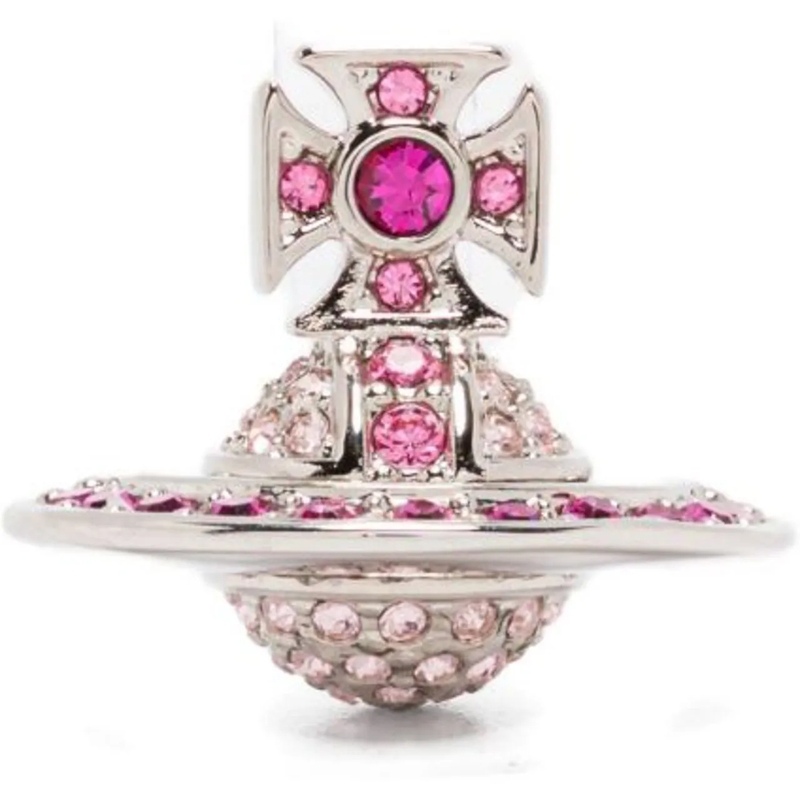 Vivienne Westwood Créoles Bijoux Platiniumfuchia rose