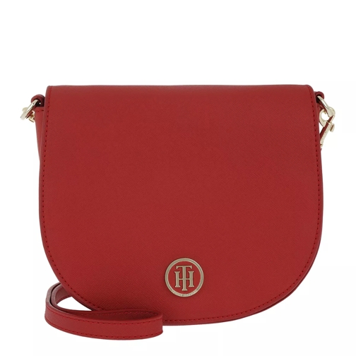 Tommy Hilfiger Honey Saddle Bag Tommy Red Borsetta a tracolla