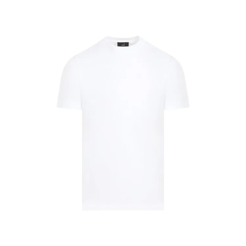 Dunhill Ad Insignia White Cotton T-Shirt White Magliette