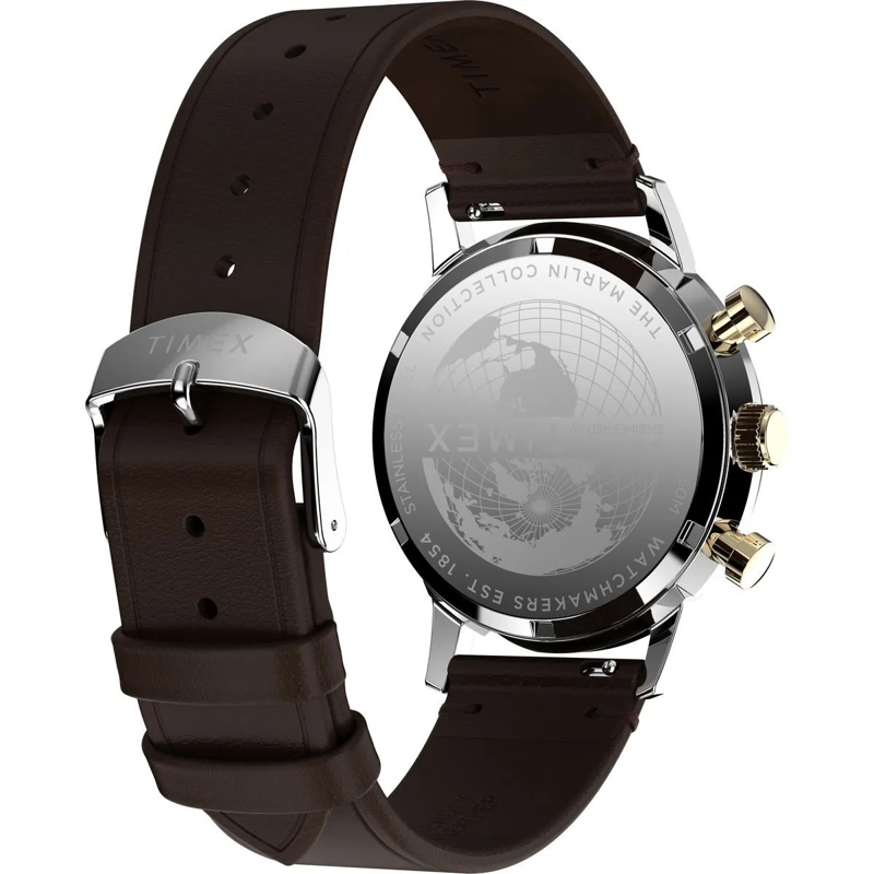 Timex Chronograph Quarz-Analoguhr Marlin® Quartz Chronograph braun(Image 5)