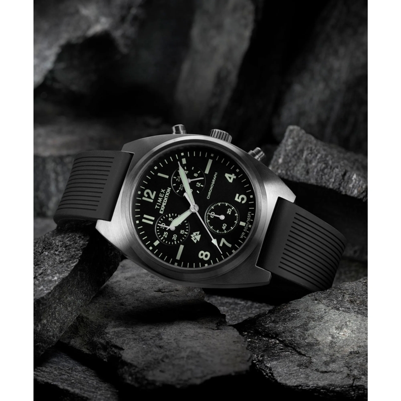 Timex Quarzuhr Quarz-Analoguhr Expedition® Capstone Chronograph schwarz(Image 6)