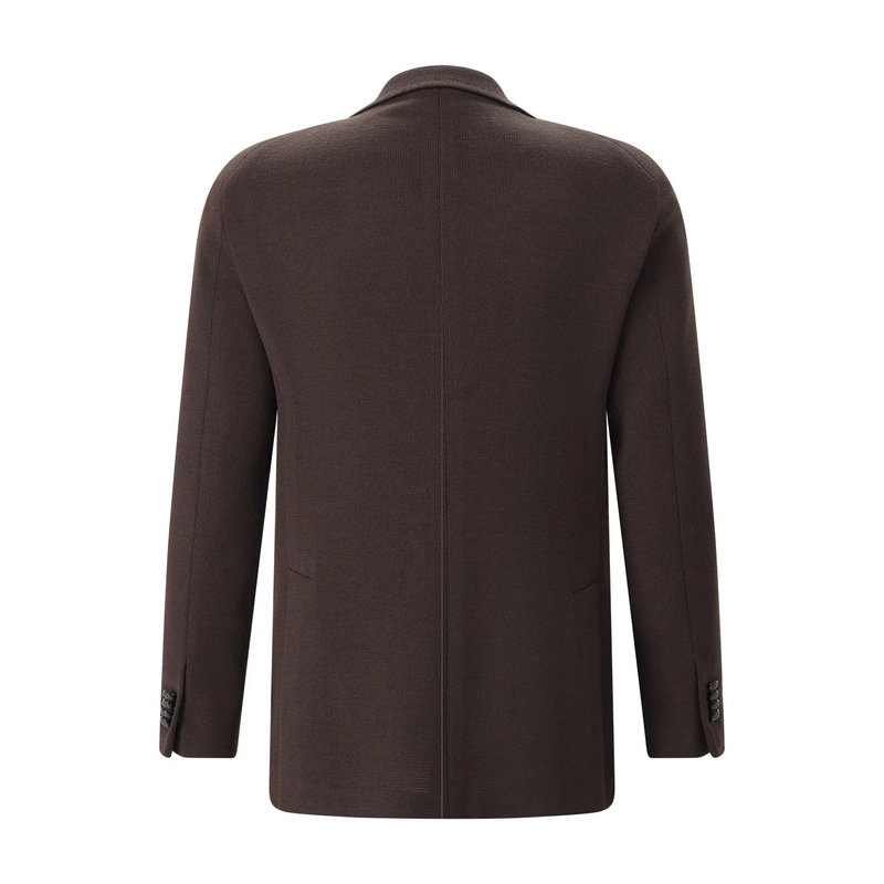 Tagliatore Blazer Stricksakko aus Wollmix blau(Image 7)