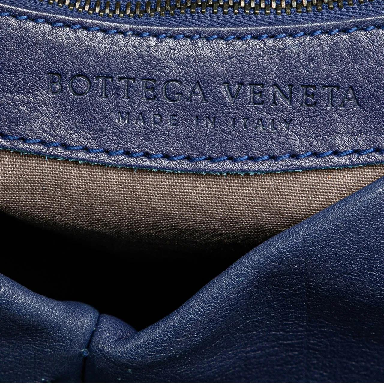 Thumbnail - Bottega Veneta Hobo Bags - Nappa Intrecciato Aquilone Fortune Cookie Hobo - Gr. unisize - in Blau - für Damen