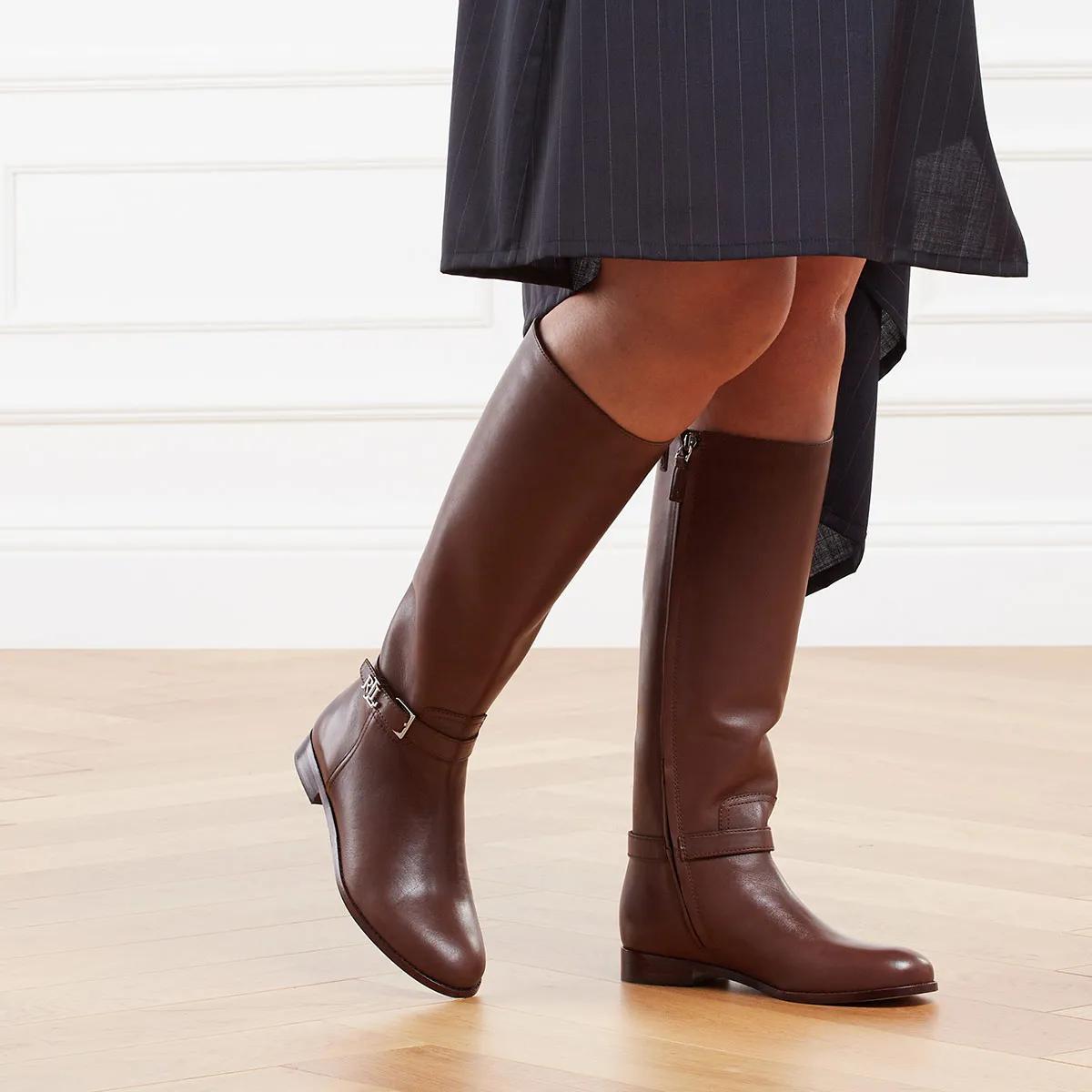 Ralph lauren long boots hot sale