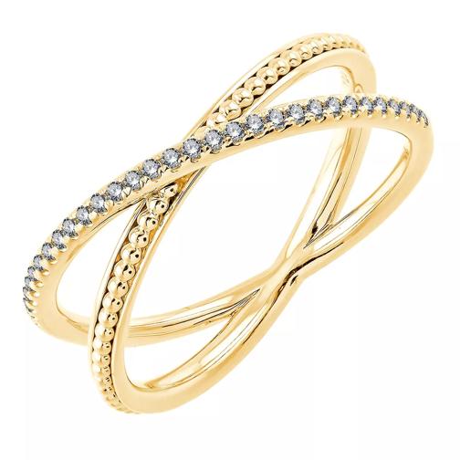Pukka Berlin Marika XO Diamond Ring Yellow Gold Diamantring