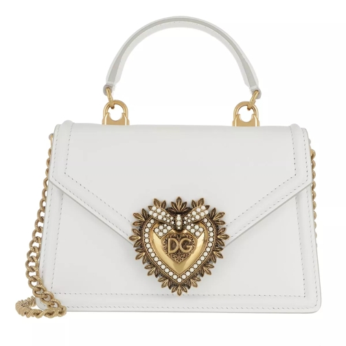 Dolce&Gabbana DG Amore Saddle Bag White Envelope Bag