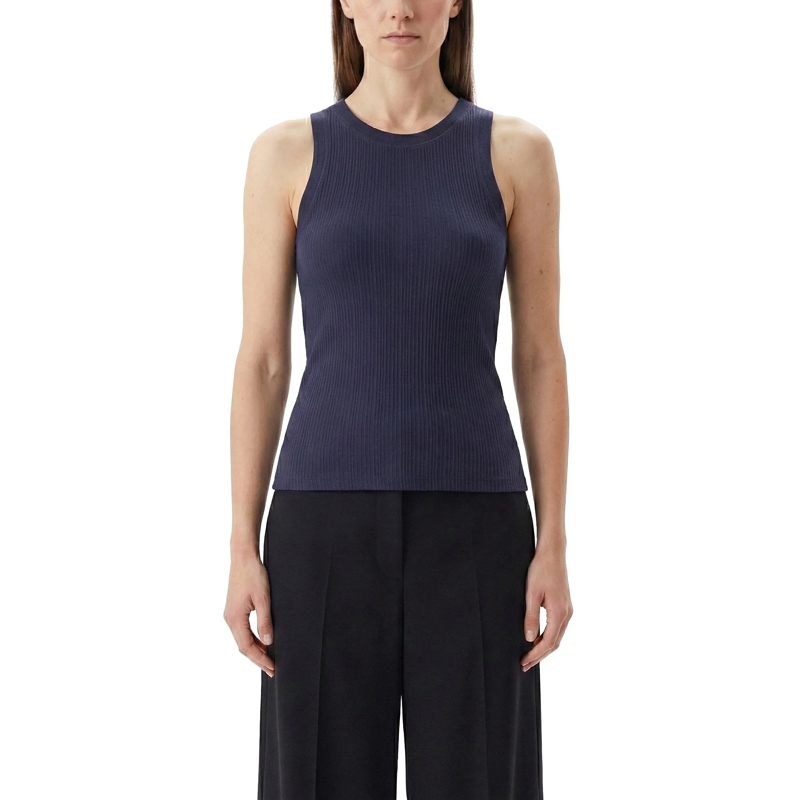 Victoria Beckham Top Geripptes Top weiß(Image 2)