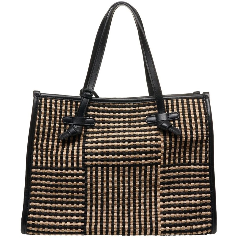 Gianni Chiarini Shopper Marcella Naturale-Nero