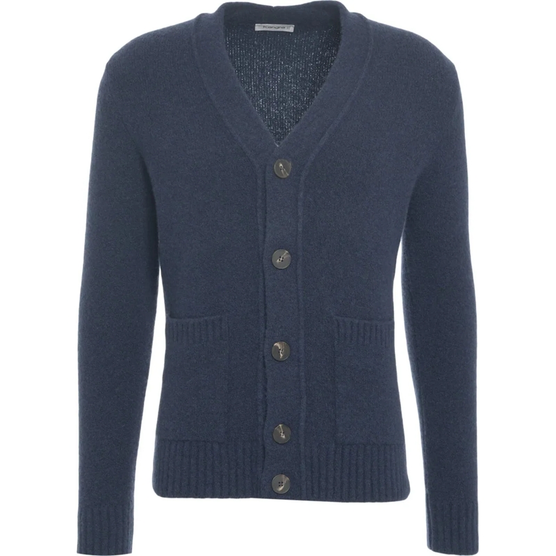 Kangra Weste Cashmere cardigan blau